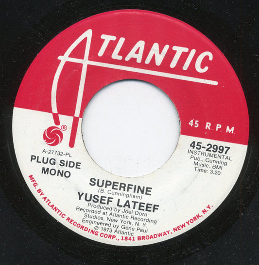 Yusef Lateef : Superfine (7", Single, Promo, PL)