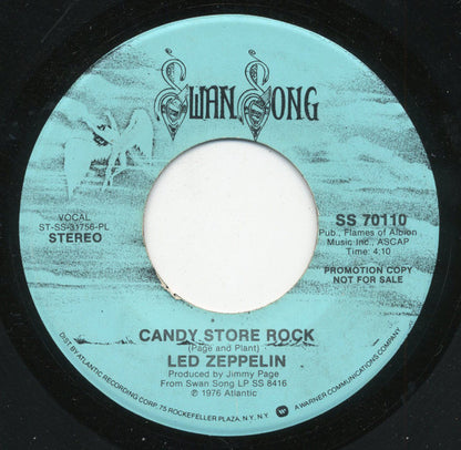 Led Zeppelin : Candy Store Rock (7", Single, Mono, Promo, PL)