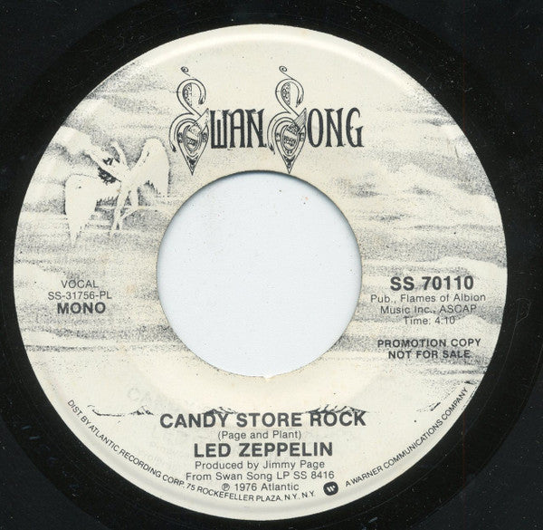Led Zeppelin : Candy Store Rock (7", Single, Mono, Promo, PL)