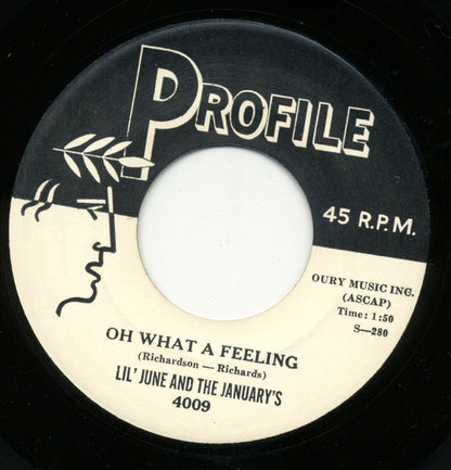 Little June & His Januarys : Oh What A Feeling (7")