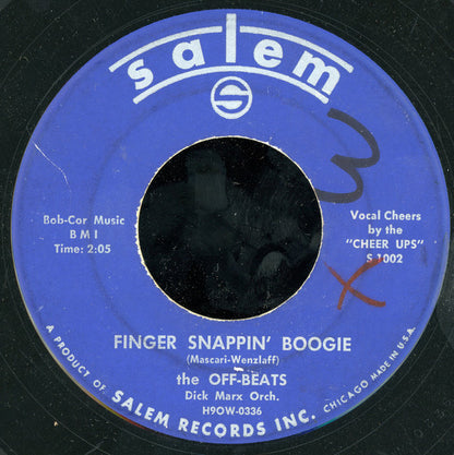 The Off-Beats (4) : Finger Snappin' Boogie / Man, It's Just Too Much (7")