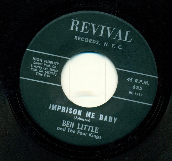 Ben Little (2) And The Four Kings (8) : Forever Mine (7", Single)