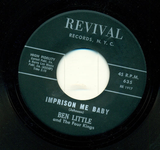 Ben Little (2) And The Four Kings (8) : Forever Mine (7", Single)