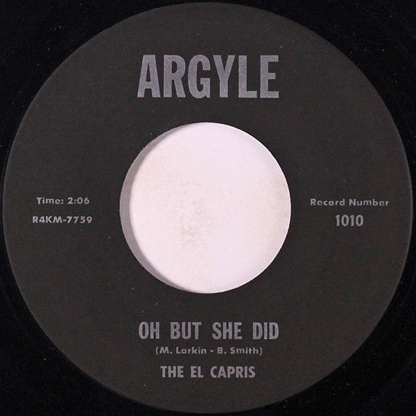 El-Capris : Oh But She Did (7", RE)