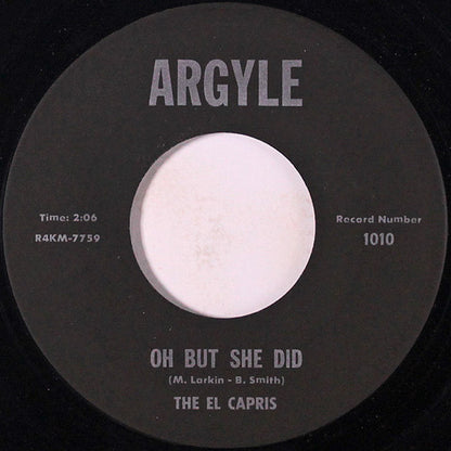 El-Capris : Oh But She Did (7", RE)