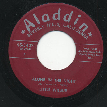 Little Wilbur And The Pleasers (3) : Heart To Heart / Alone In The Night (7", Single)