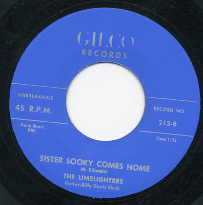 The Limelighters (2) : This Lonely Boy / Sister Sooky Comes Home (7", Single, RE)