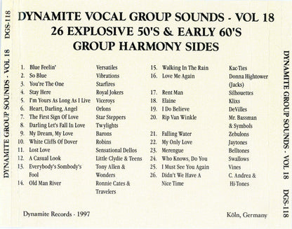 Various : Dynamite Group Sounds Vol. 18 - 26 Explosive Group Harmony Sides! (CD, Comp)