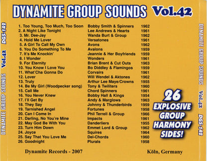 Various : Dynamite Group Sounds Vol. 42 - 26 Explosive Group Harmony Sides  (CD, Comp)