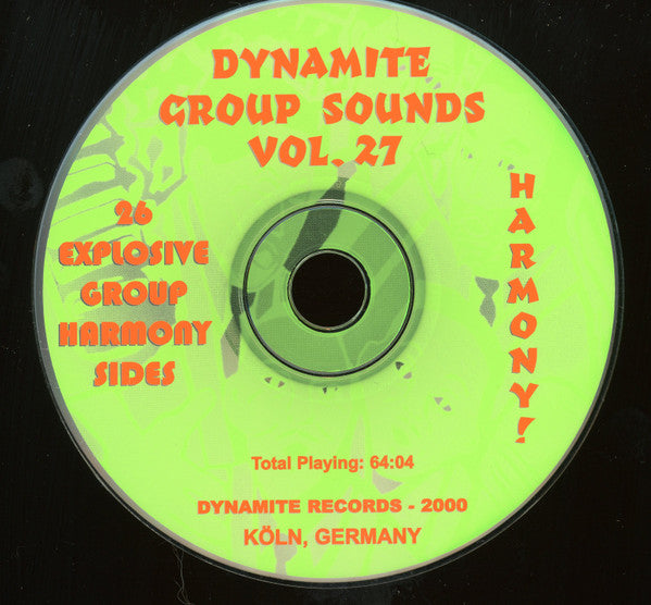 Various : Dynamite Group Sounds Vol. 27 - 26 Explosive Group Harmony Sides  (CD, Comp)