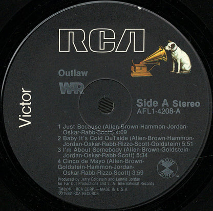 War : Outlaw (LP, Album, Ind)