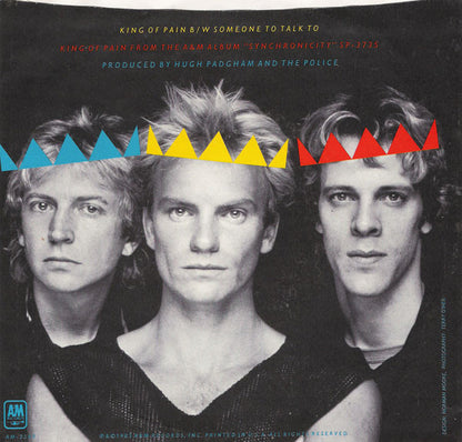 The Police : King Of Pain (7", Single, Styrene, R -)