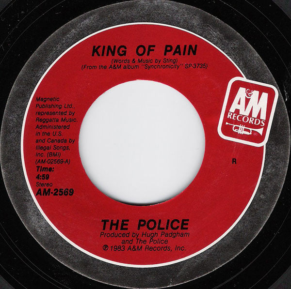 The Police : King Of Pain (7", Single, Styrene, R -)