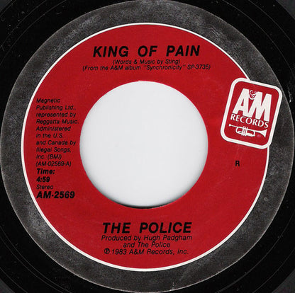 The Police : King Of Pain (7", Single, Styrene, R -)