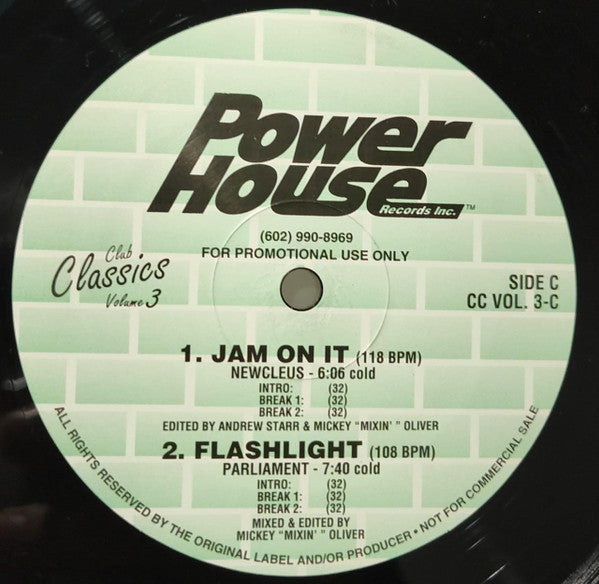 Various : Club Classics Volume 3 (2x12", Comp, Promo)