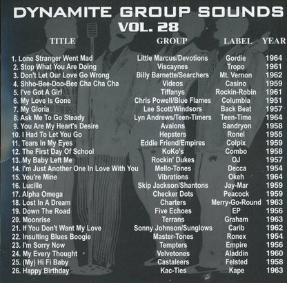 Various : Dynamite Group Sounds Vol. 28 - 26 Explosive Group Harmony Sides (CD, Comp)
