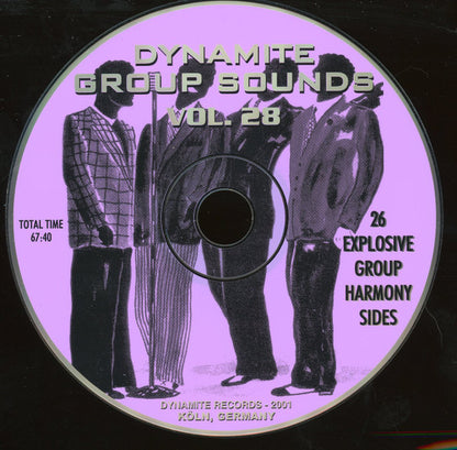 Various : Dynamite Group Sounds Vol. 28 - 26 Explosive Group Harmony Sides (CD, Comp)