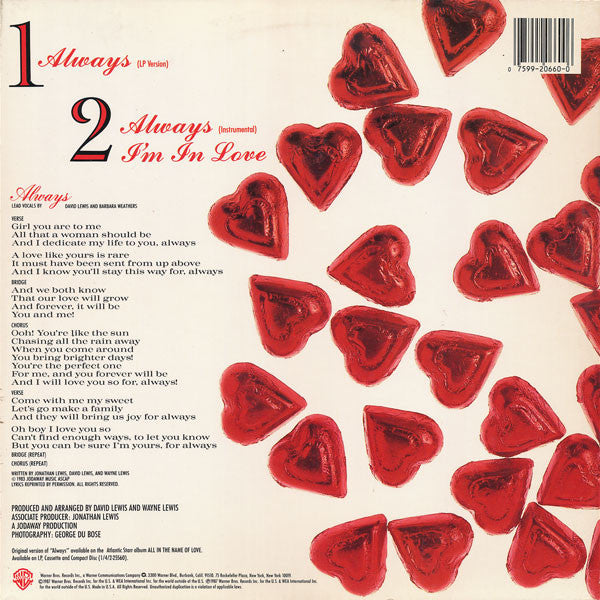Atlantic Starr : Always (12", Maxi)
