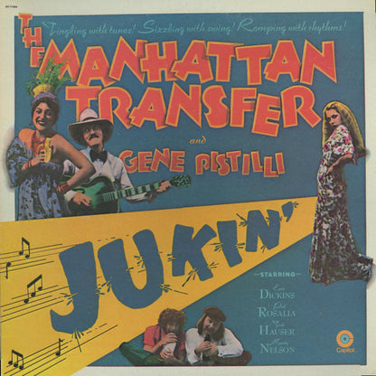 The Manhattan Transfer And Eugene Pistilli : Jukin' (LP, Album, RE, Win)