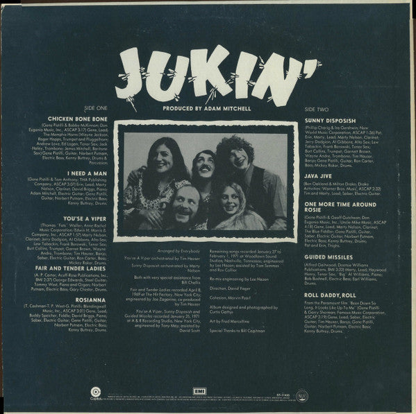 The Manhattan Transfer And Eugene Pistilli : Jukin' (LP, Album, RE, Win)