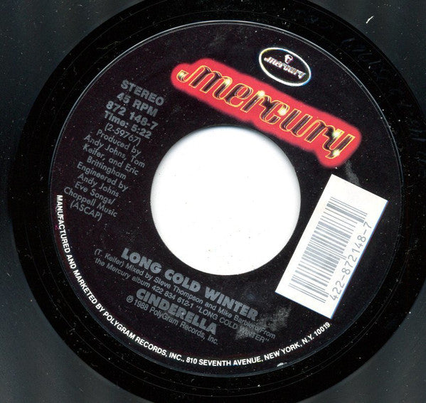 Cinderella (3) : The Last Mile (7", Single, Styrene)