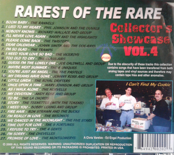 Various : Rarest Of The Rare: Collector's Showcase Vol. 4 (CD, Comp)