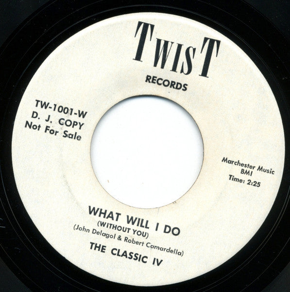 The Classic Four : What Will I Do / Island Of Paradise (7", Single, Promo)