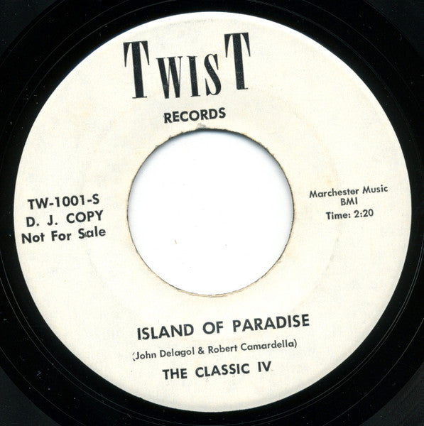 The Classic Four : What Will I Do / Island Of Paradise (7", Single, Promo)