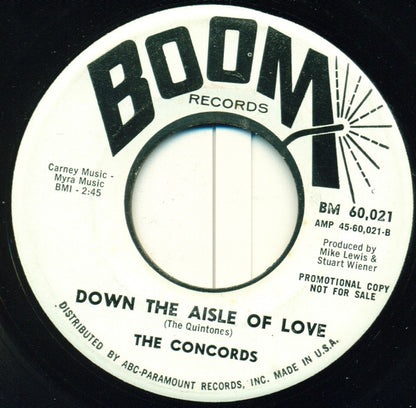 The Concords (3) : I Feel A Love Comin' On (7", Single, Promo)