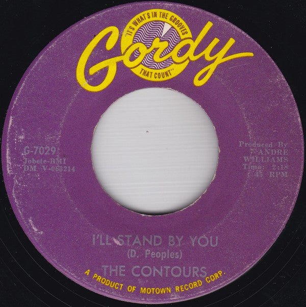 The Contours : Can You Do It / I'll Stand By You (7", Single)