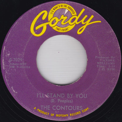 The Contours : Can You Do It / I'll Stand By You (7", Single)