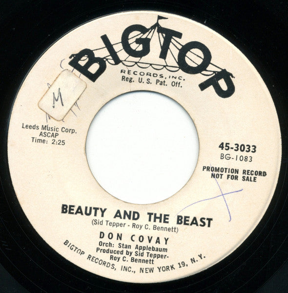 Don Covay : Beauty And The Beast (7", Single, Promo)