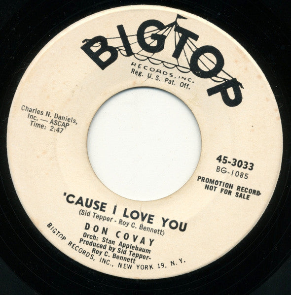 Don Covay : Beauty And The Beast (7", Single, Promo)