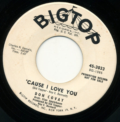 Don Covay : Beauty And The Beast (7", Single, Promo)