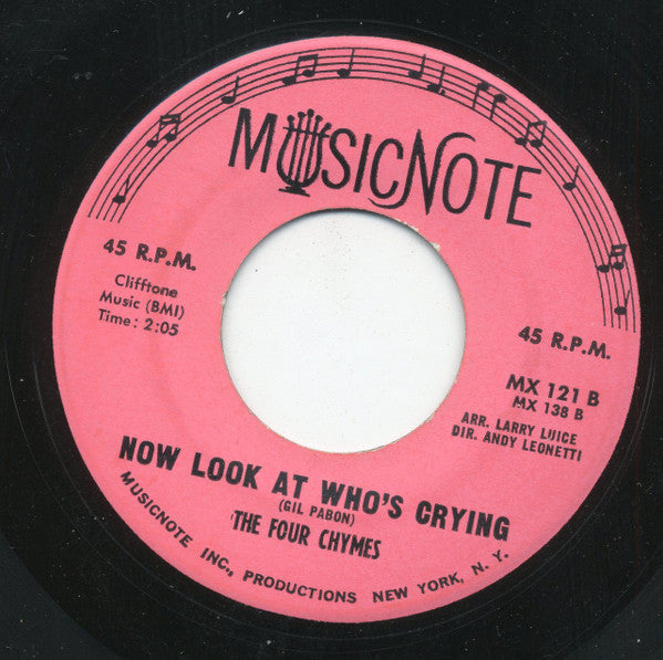 The Four Chymes : The Gypsy / Now Look At Who's Crying (7", Single)