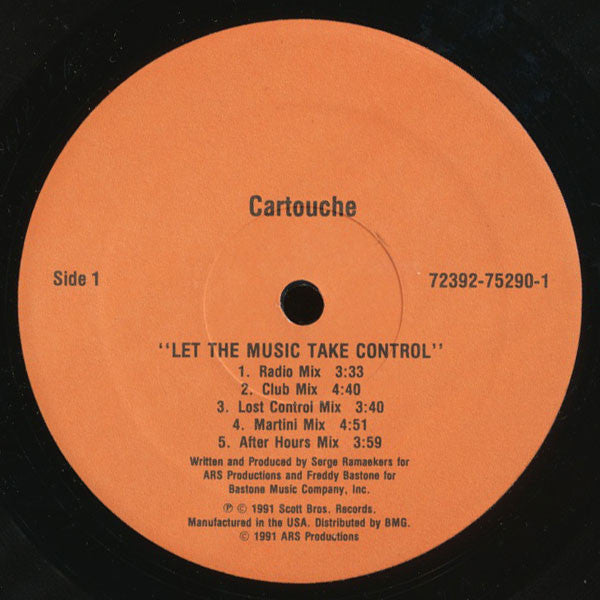 Cartouche : Let The Music Take Control (12")
