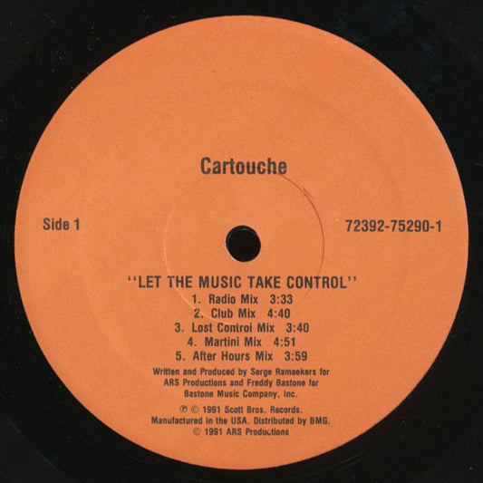 Cartouche : Let The Music Take Control (12")