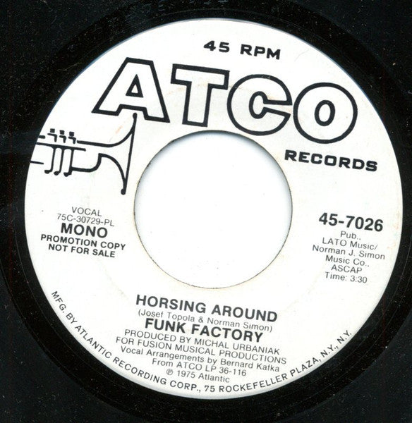 Funk Factory : Horsing Around (7", Mono, Promo, PL,)