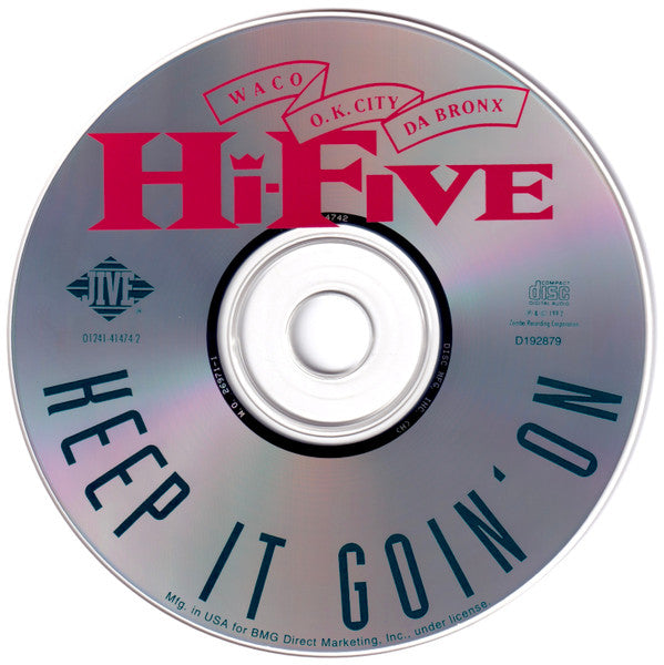 Hi-Five : Keep It Goin' On (CD, Album, Club)