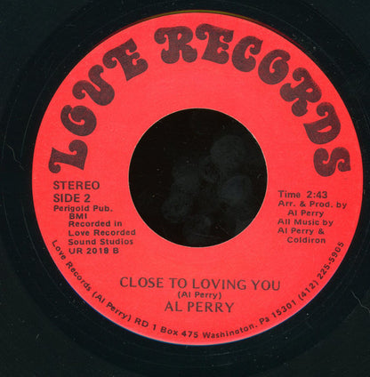 Al Perry (2) : Willie (Stargell) / Close To Loving You (7")
