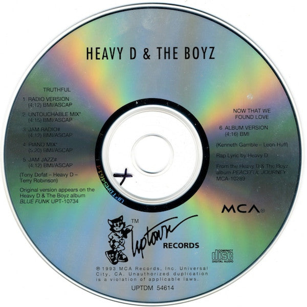 Heavy D. & The Boyz : Truthful (CD, Maxi)