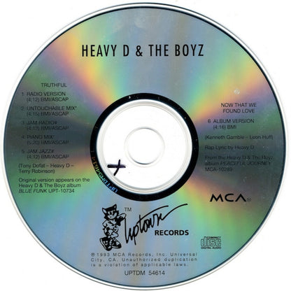 Heavy D. & The Boyz : Truthful (CD, Maxi)