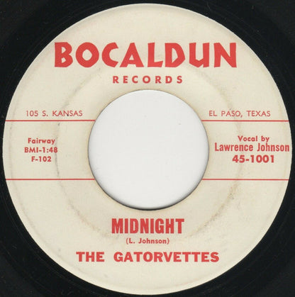 The Gatorvettes : If It's Tonight / Midnight (7", Single)