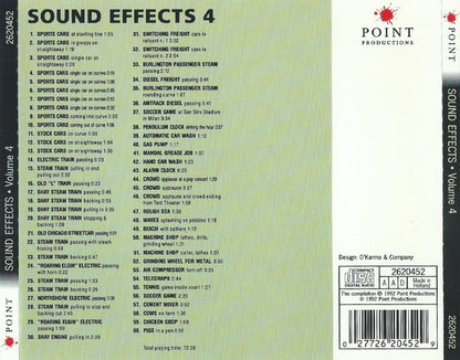 No Artist : Sound Effects 4 For Movies And Videos (CD)