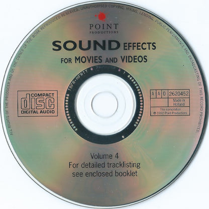No Artist : Sound Effects 4 For Movies And Videos (CD)