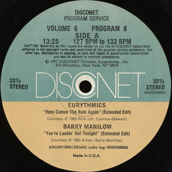 Various : Volume 6 Program 8 (2x12", P/Mixed)