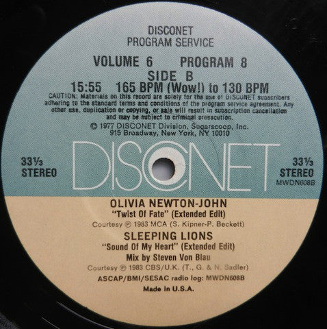 Various : Volume 6 Program 8 (2x12", P/Mixed)