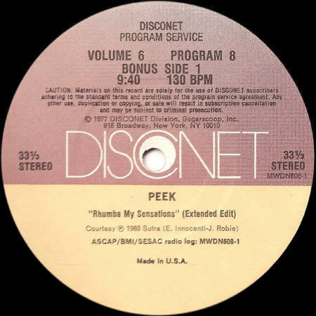 Various : Volume 6 Program 8 (2x12", P/Mixed)