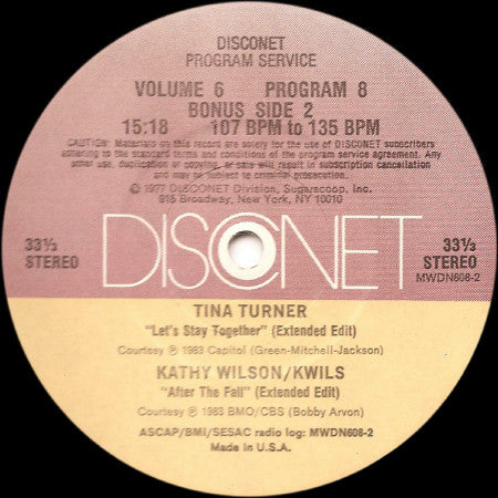 Various : Volume 6 Program 8 (2x12", P/Mixed)