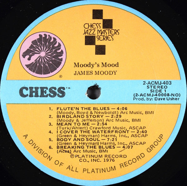 James Moody : Moody's Mood (2xLP, Comp, RP)